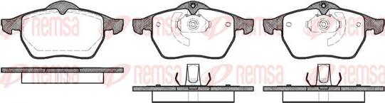 Kawe 0390 10 - Bremsbelagsatz, Scheibenbremse alexcarstop-ersatzteile.com