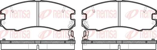 Kawe 0316 04 - Bremsbelagsatz, Scheibenbremse alexcarstop-ersatzteile.com