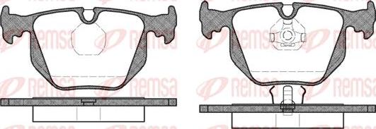 Kawe 0381 00 - Bremsbelagsatz, Scheibenbremse alexcarstop-ersatzteile.com