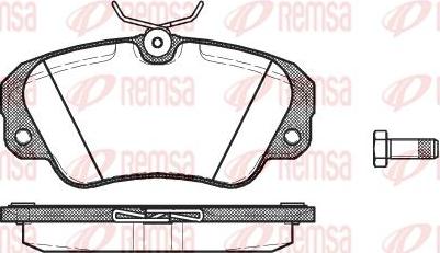 Kawe 0382 00 - Bremsbelagsatz, Scheibenbremse alexcarstop-ersatzteile.com