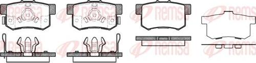 Kawe 0325 04 - Bremsbelagsatz, Scheibenbremse alexcarstop-ersatzteile.com