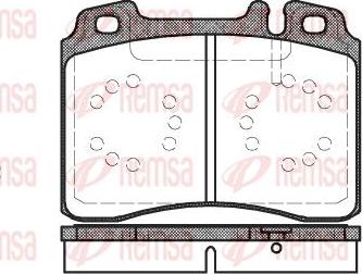 Kawe 0379 00 - Bremsbelagsatz, Scheibenbremse alexcarstop-ersatzteile.com