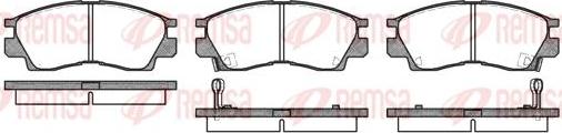 Kawe 0290 02 - Bremsbelagsatz, Scheibenbremse alexcarstop-ersatzteile.com