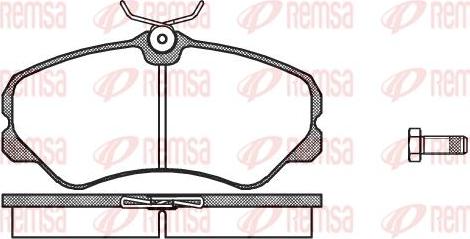 Kawe 0261 00 - Bremsbelagsatz, Scheibenbremse alexcarstop-ersatzteile.com