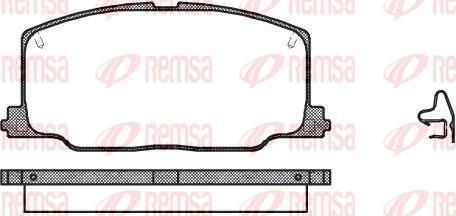 Kawe 0268 04 - Bremsbelagsatz, Scheibenbremse alexcarstop-ersatzteile.com