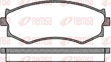 Kawe 0287 00 - Bremsbelagsatz, Scheibenbremse alexcarstop-ersatzteile.com