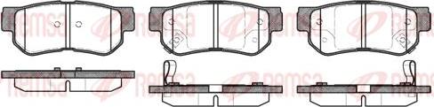 Kawe 0746 02 - Bremsbelagsatz, Scheibenbremse alexcarstop-ersatzteile.com