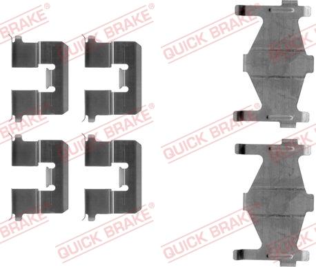 Kawe 109-1206 - Zubehörsatz, Scheibenbremsbelag alexcarstop-ersatzteile.com