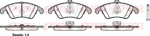 Kawe 1304 00 - Bremsbelagsatz, Scheibenbremse alexcarstop-ersatzteile.com