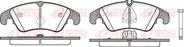 Kawe 1304 10 - Bremsbelagsatz, Scheibenbremse alexcarstop-ersatzteile.com