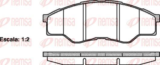 Kawe 1266 00 - Bremsbelagsatz, Scheibenbremse alexcarstop-ersatzteile.com