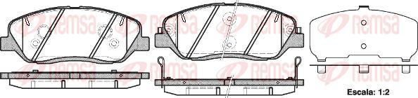 Kawe 1226 02 - Bremsbelagsatz, Scheibenbremse alexcarstop-ersatzteile.com