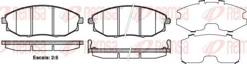 Kawe 1223 02 - Bremsbelagsatz, Scheibenbremse alexcarstop-ersatzteile.com