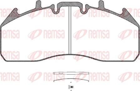 Kawe JCA1257.00 - Bremsbelagsatz, Scheibenbremse alexcarstop-ersatzteile.com