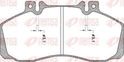 Kawe JCA245.00 - Bremsbelagsatz, Scheibenbremse alexcarstop-ersatzteile.com