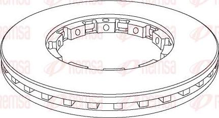 Kawe NCA1143.20 - Bremsscheibe alexcarstop-ersatzteile.com