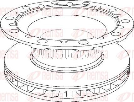 Kawe NCA1176.20 - Bremsscheibe alexcarstop-ersatzteile.com