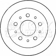 Key Parts KBD4609 - Bremsscheibe alexcarstop-ersatzteile.com