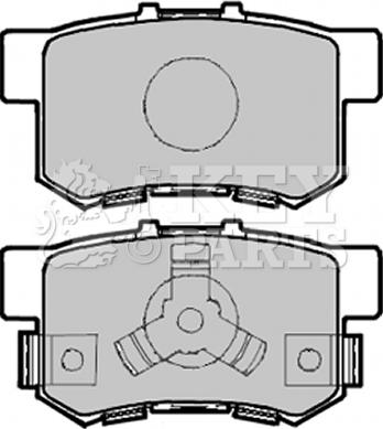 Key Parts KBP1985 - Bremsbelagsatz, Scheibenbremse alexcarstop-ersatzteile.com