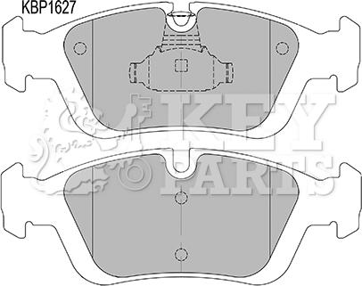 Key Parts KBP1627 - Bremsbelagsatz, Scheibenbremse alexcarstop-ersatzteile.com