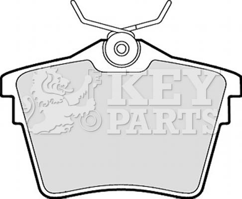 Key Parts KBP1899 - Bremsbelagsatz, Scheibenbremse alexcarstop-ersatzteile.com