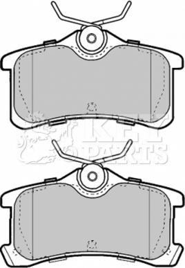 Key Parts KBP1885 - Bremsbelagsatz, Scheibenbremse alexcarstop-ersatzteile.com