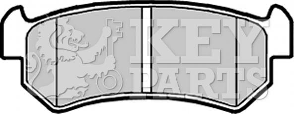 Key Parts KBP2146 - Bremsbelagsatz, Scheibenbremse alexcarstop-ersatzteile.com