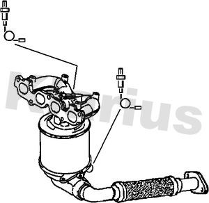 Klarius 322230 - Katalysator alexcarstop-ersatzteile.com