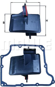 KNECHT HX 166D - Hydraulikfilter, Automatikgetriebe alexcarstop-ersatzteile.com