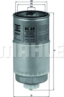 KNECHT KC 69 - Kraftstofffilter alexcarstop-ersatzteile.com