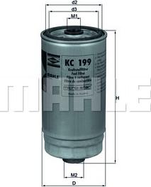 KNECHT KC 199 - Kraftstofffilter alexcarstop-ersatzteile.com