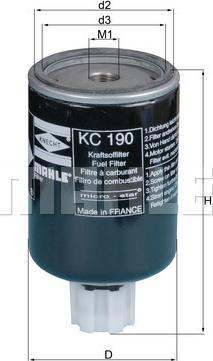 KNECHT KC 190 - Kraftstofffilter alexcarstop-ersatzteile.com