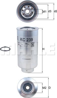 KNECHT KC 239D - Kraftstofffilter alexcarstop-ersatzteile.com