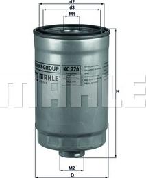 KNECHT KC 226 - Kraftstofffilter alexcarstop-ersatzteile.com