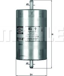 KNECHT KL 9 - Kraftstofffilter alexcarstop-ersatzteile.com