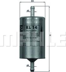 KNECHT KL 14 - Kraftstofffilter alexcarstop-ersatzteile.com