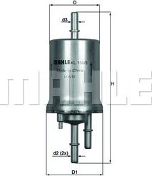 KNECHT KL 156/3 - Kraftstofffilter alexcarstop-ersatzteile.com