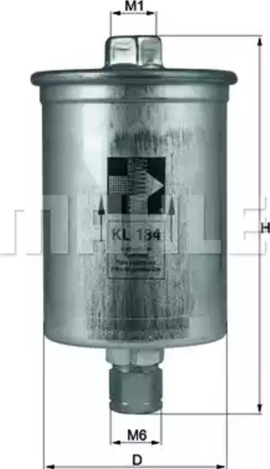 KNECHT KL 184 - Kraftstofffilter alexcarstop-ersatzteile.com