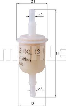 KNECHT KL13 - Kraftstofffilter alexcarstop-ersatzteile.com