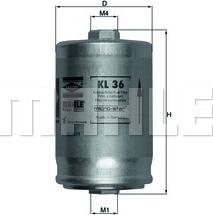 KNECHT KL 36 - Kraftstofffilter alexcarstop-ersatzteile.com