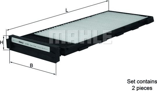 KNECHT LA 932/S - Filter, Innenraumluft alexcarstop-ersatzteile.com