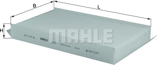 KNECHT LA 97 - Filter, Innenraumluft alexcarstop-ersatzteile.com