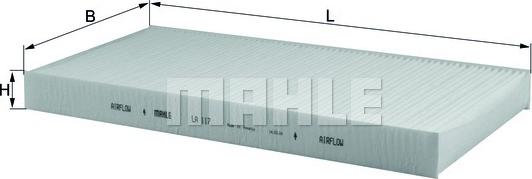 KNECHT LA 117 - Filter, Innenraumluft alexcarstop-ersatzteile.com