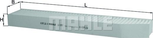 KNECHT LA 897 - Filter, Innenraumluft alexcarstop-ersatzteile.com