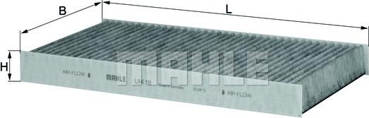 KNECHT LAK 56 - Filter, Innenraumluft alexcarstop-ersatzteile.com