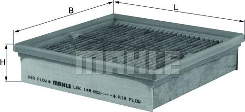 KNECHT LAK 148 - Filter, Innenraumluft alexcarstop-ersatzteile.com