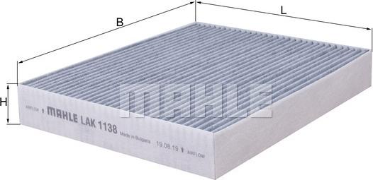 KNECHT LAK 1138 - Filter, Innenraumluft alexcarstop-ersatzteile.com