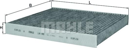 KNECHT LAK 888 - Filter, Innenraumluft alexcarstop-ersatzteile.com