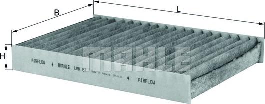 KNECHT LAK 87 - Filter, Innenraumluft alexcarstop-ersatzteile.com