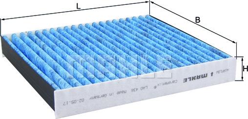 KNECHT LAO 436 - Filter, Innenraumluft alexcarstop-ersatzteile.com